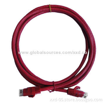 UTP/FTP 26AWG 8P8C RJ45 Connector Conductor Twisted Pair Cat6a Patch Cord, PVC Jacket